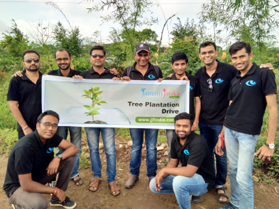 Tree Plantation at Khadakwasla Dam